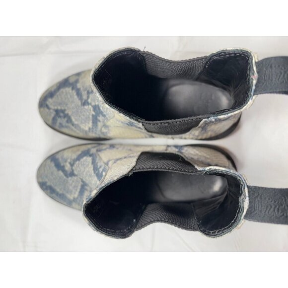 Dr.Marten's Flora Asciano Leather Snakeskin Embossed Chelsea Boot Women's Size 7 - Picture 13 of 14